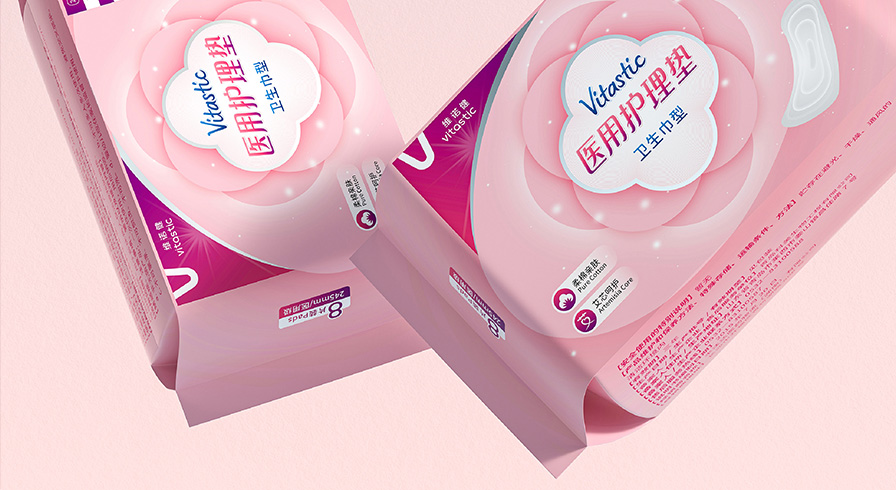 維諾健 醫用護理墊衛生巾包裝設計